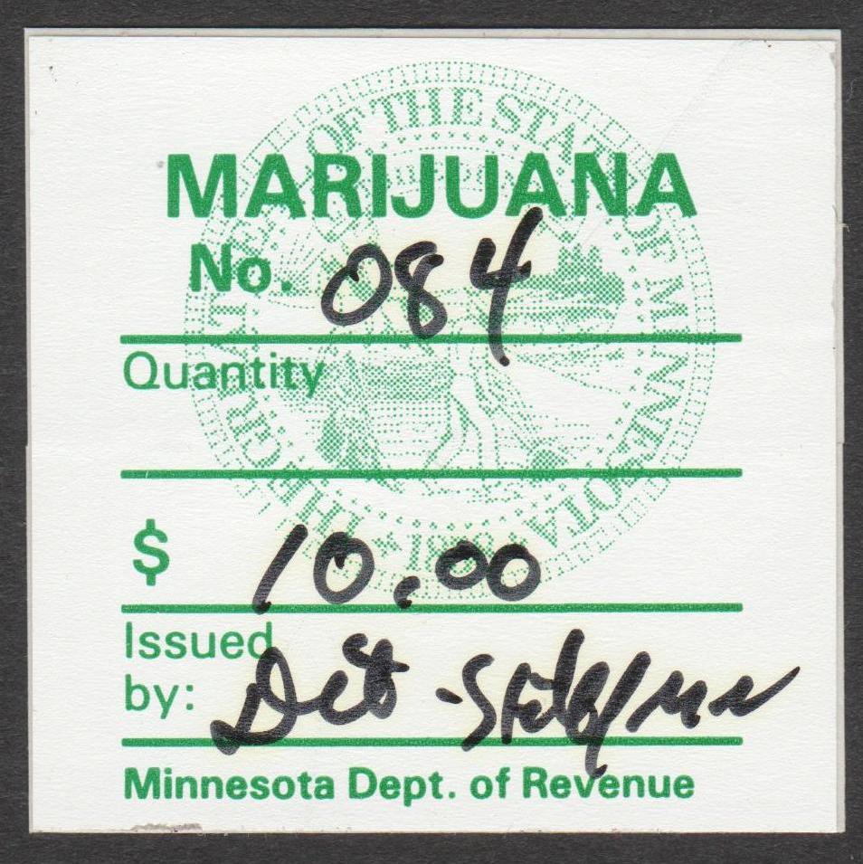 MN drugs DRM1 $10 MNH VF P