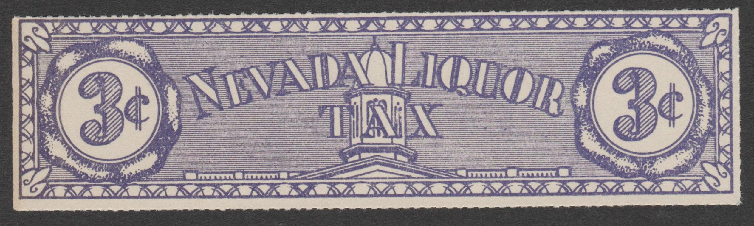 NV liquor L1 3c MNH F-VF P