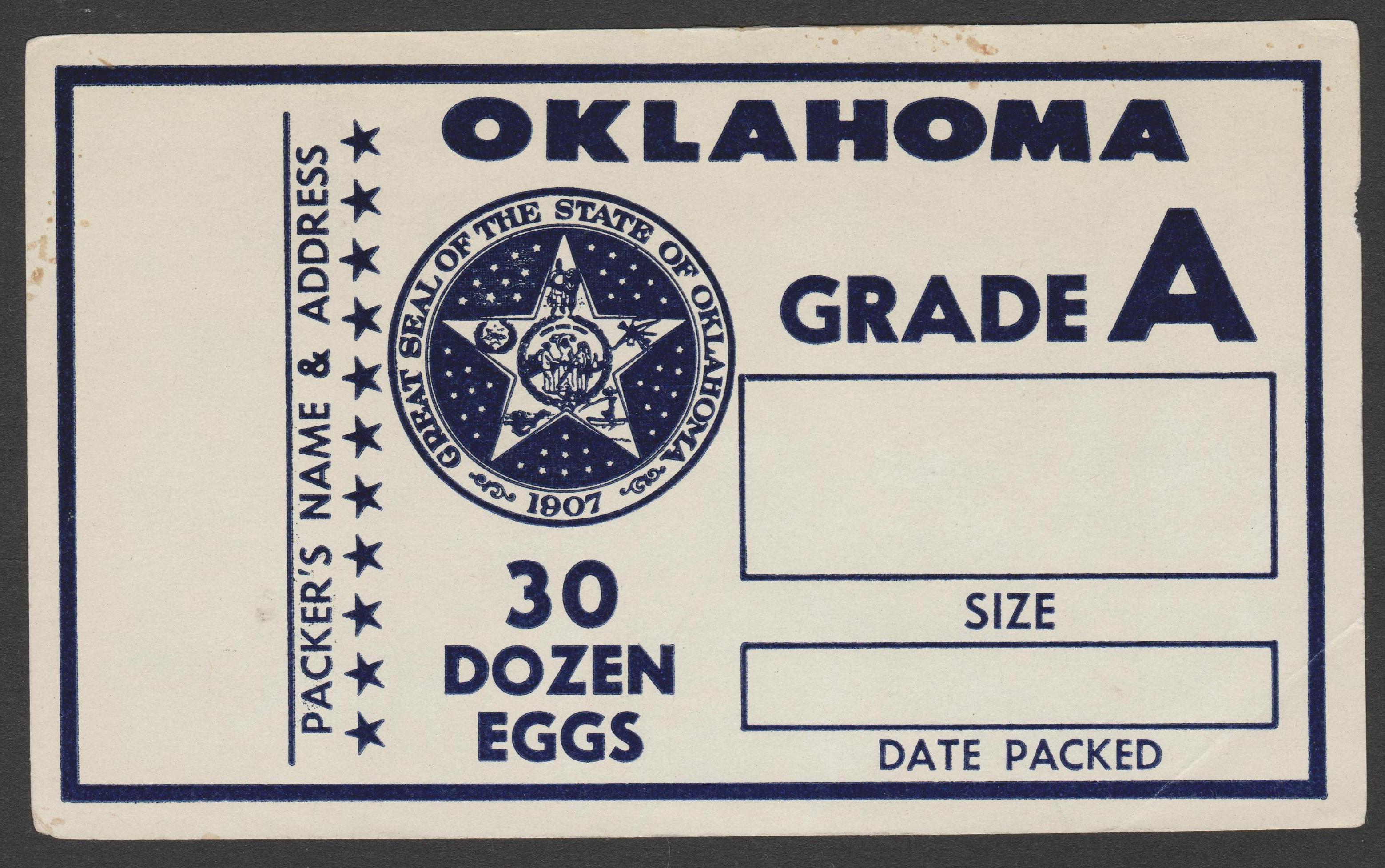 OK eggs E51 30 doz. MNH VF, dull gum, corner crease P