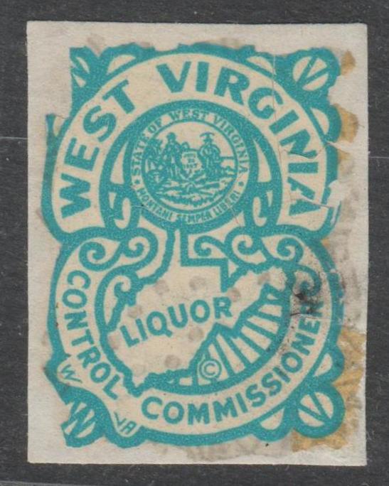 WV liquor LS7 U VF, unique? P