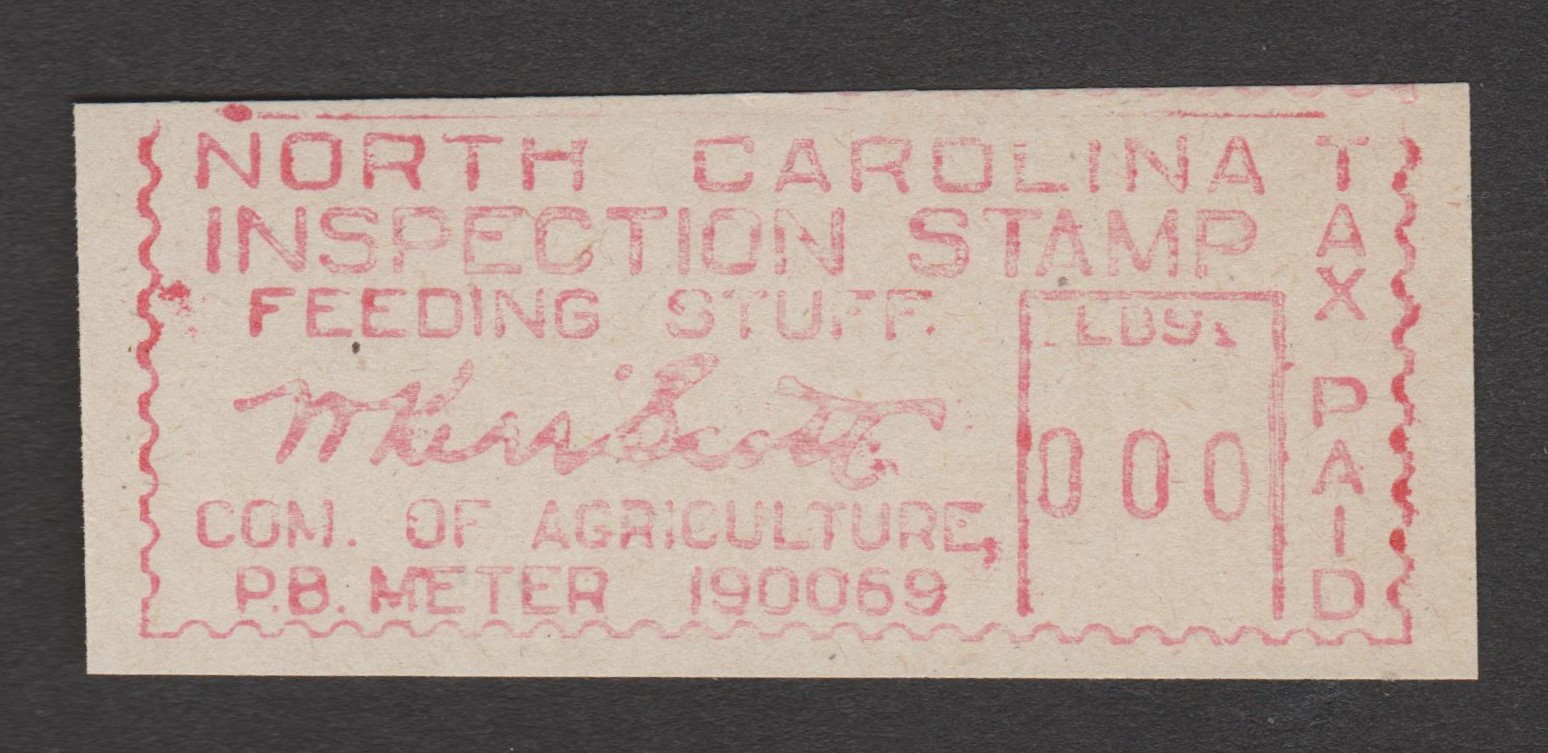 NC feed meter FEM1E 000 lbs MNH VF gummed