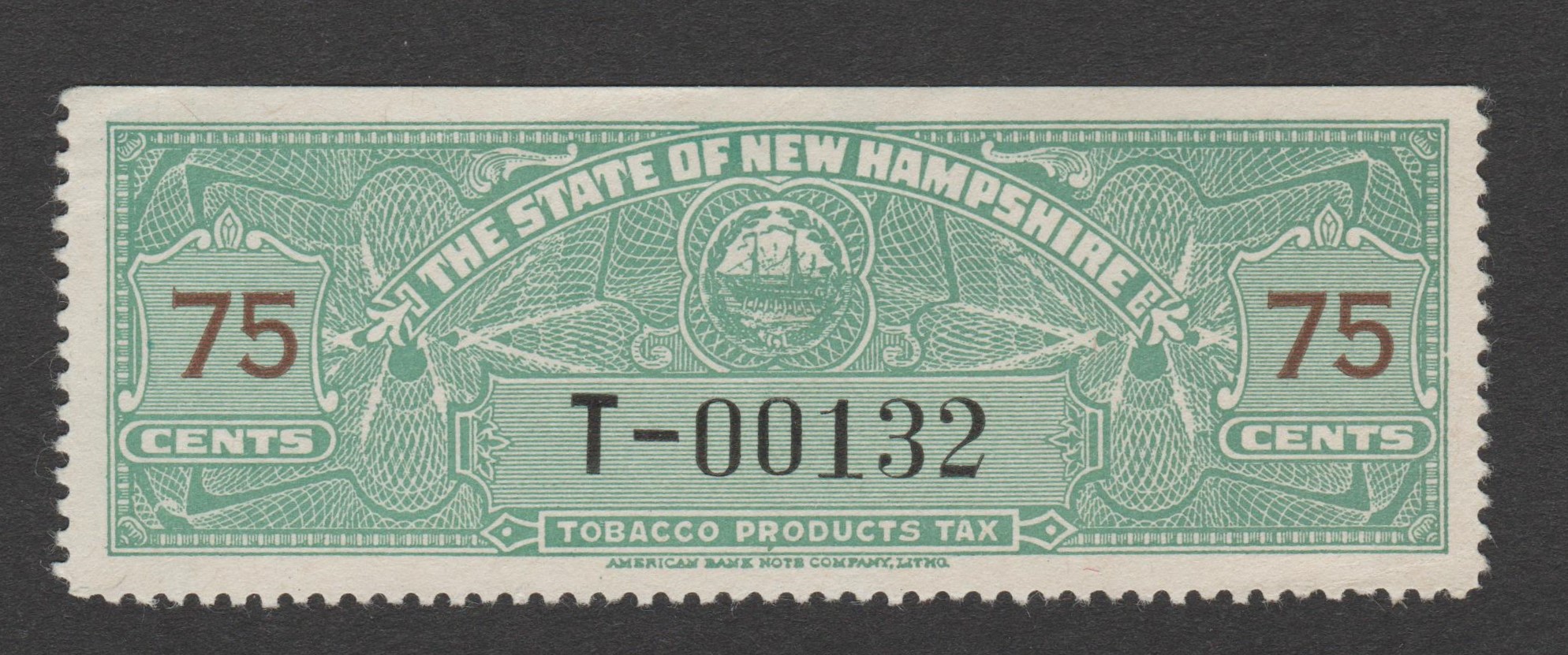 NH tobacco T32 75c MLH VF P