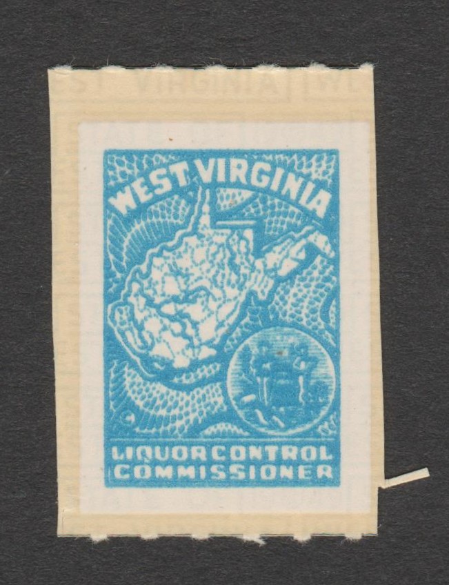 WV liquor LS6 MNH VF P