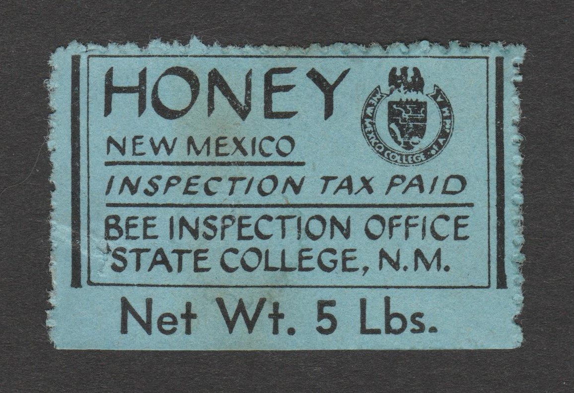 NM honey HY25 5 lbs. U F-VF, se at bot P