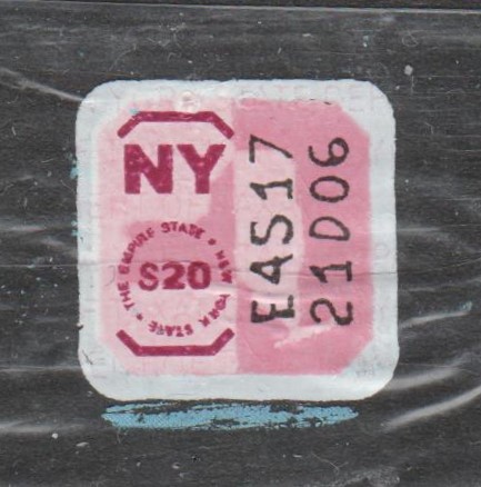 NY cigarette C75+ 20 cig. U VF, newer than C75 P