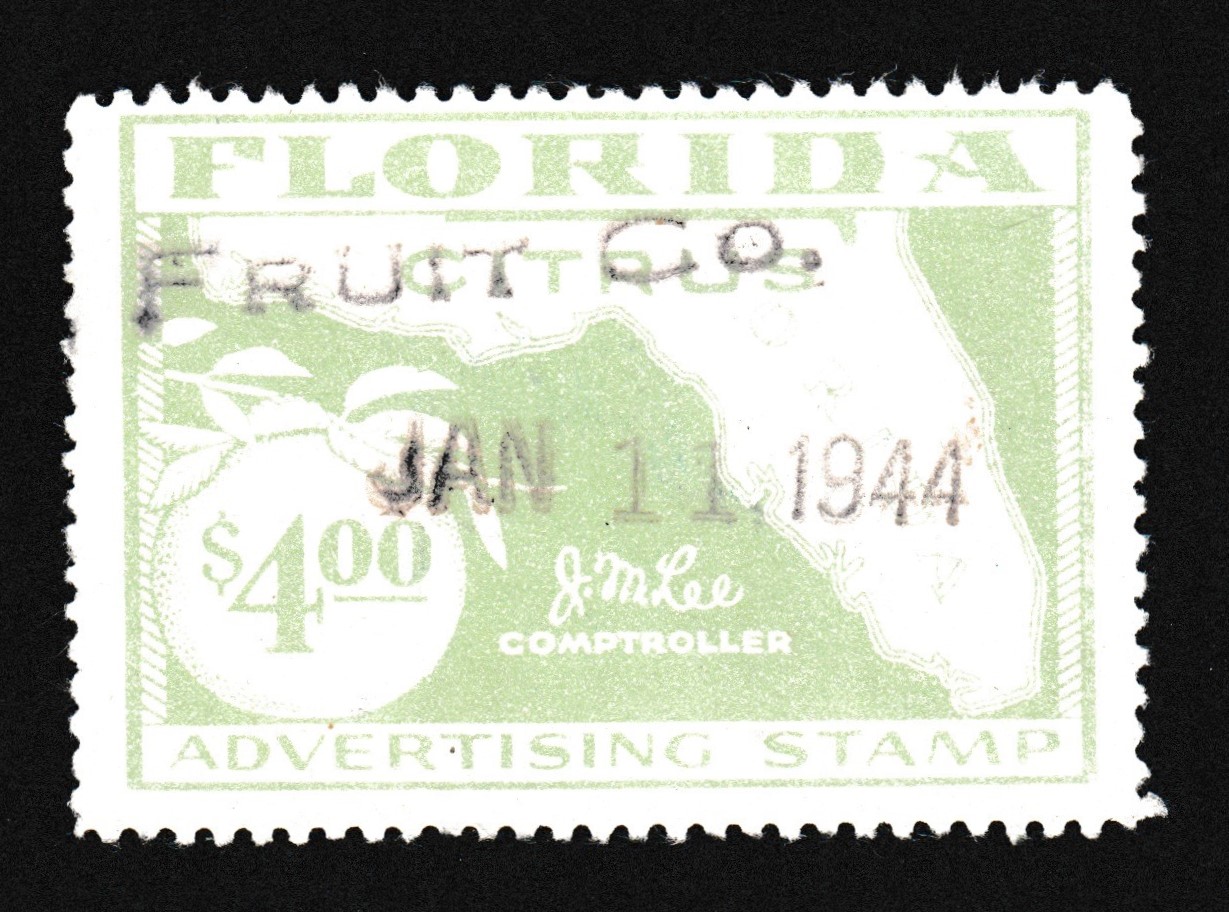 FL citrus CFA10 $4 U VF P