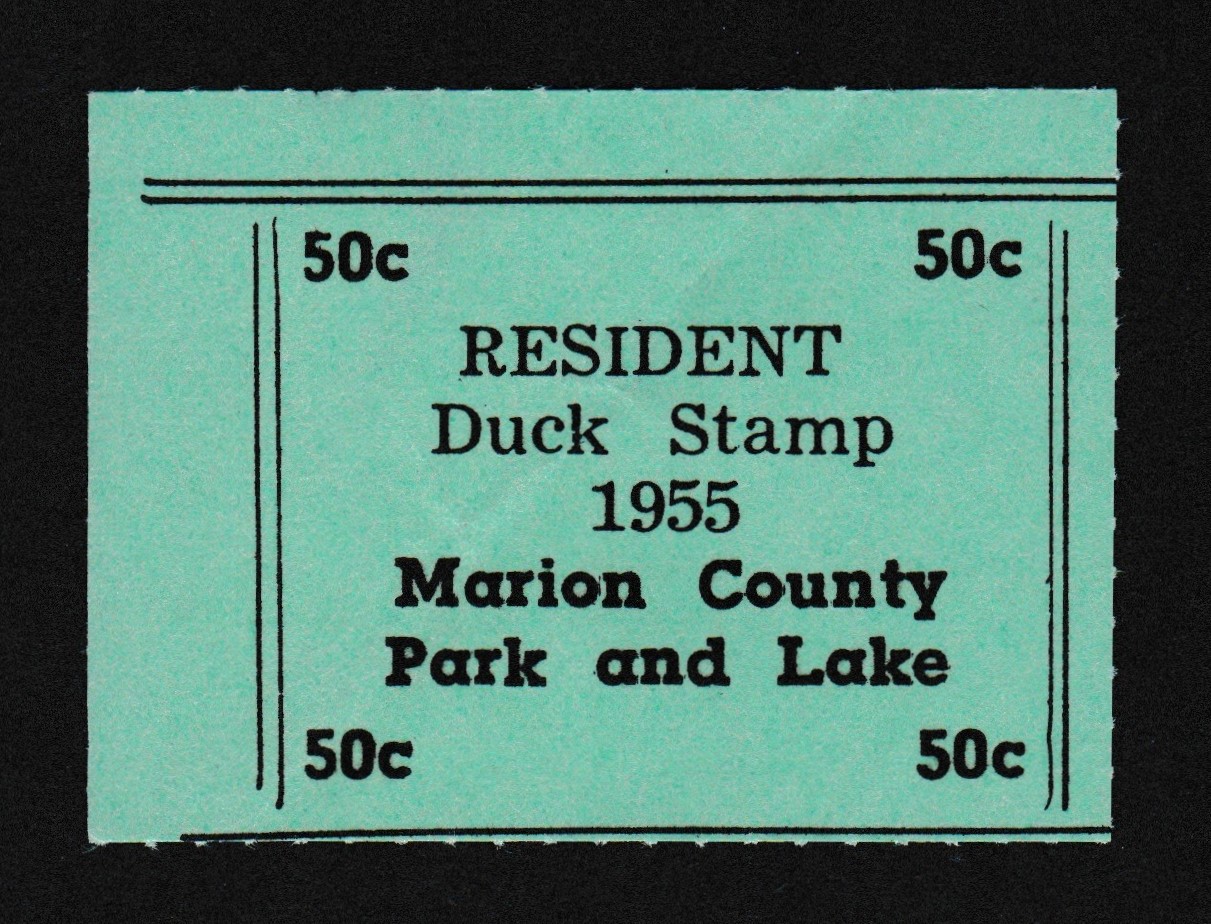 KS Marion county MC15 50c MNH F, 1955, large gum skip P