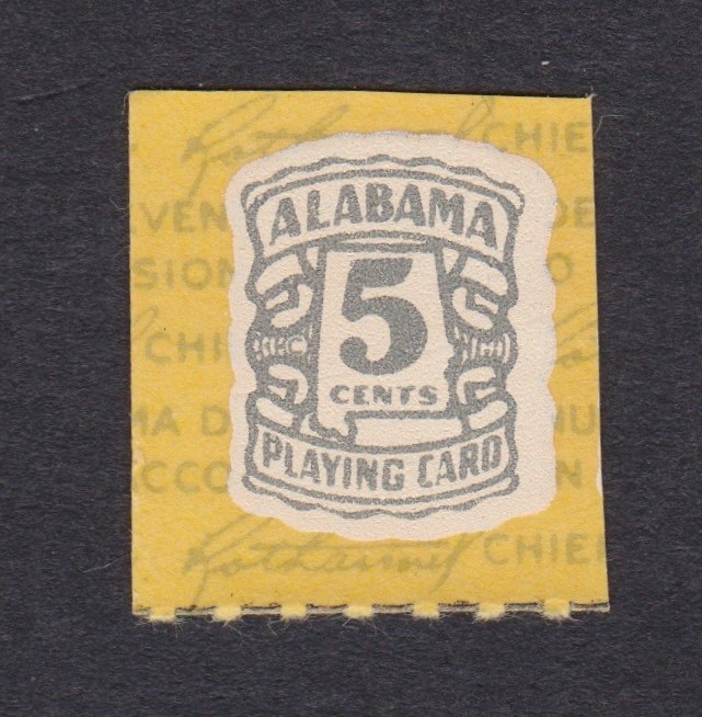 AL playing cards PC16a 5c MNH VF P