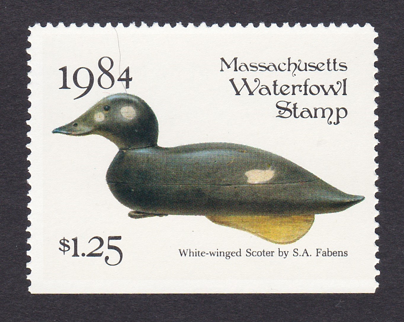 MA waterfowl W11 $1.25 MNH VF 1984, se at bot. P