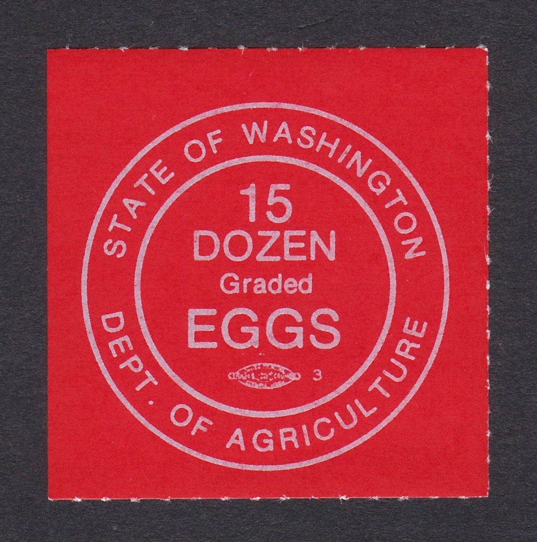 WA eggs E22 15 doz. MNH XF P