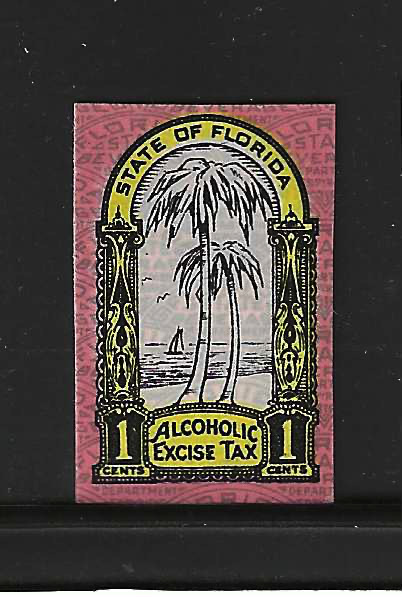 FL liquor L1 1¢ MNH VF 