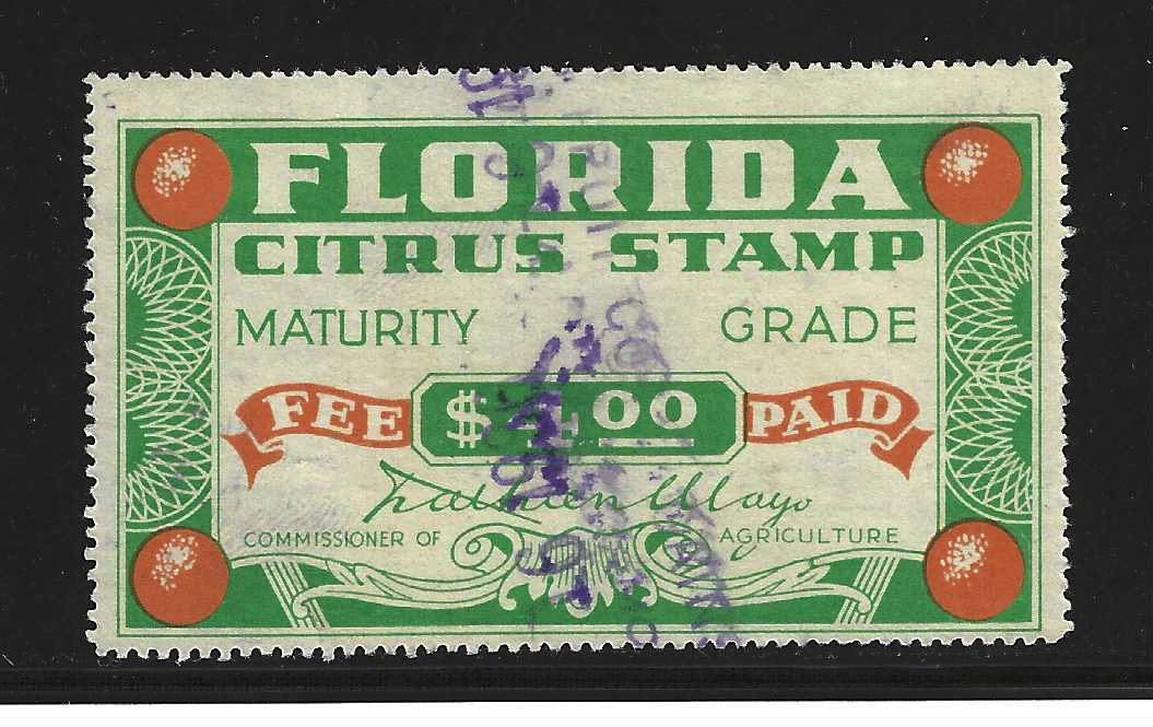 FL citrus fruit CF 32 $4.00 U F-VF