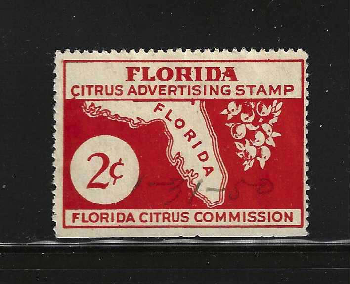 FL citrus fruit advertizing CFA15 2¢ U F-VF