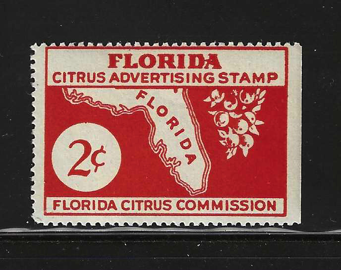 FL citrus fruit advertizing CFA15 2¢ MNH F-VF