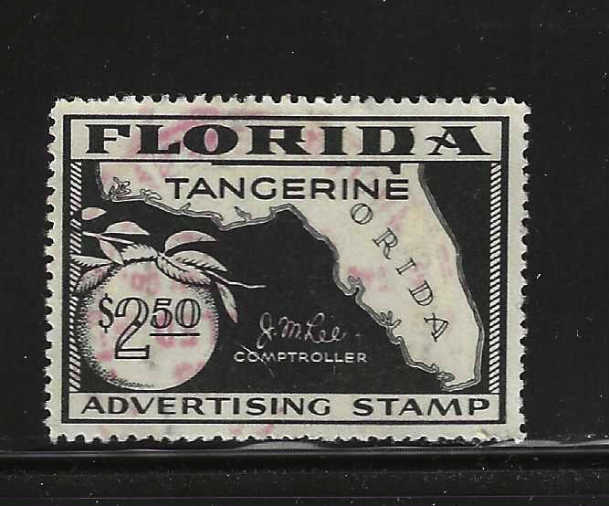 FL tangerines TA10 $2.50 U VF