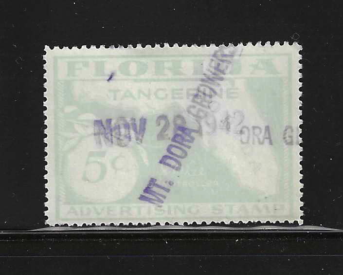 FL tangerines TA13 5¢ U VF