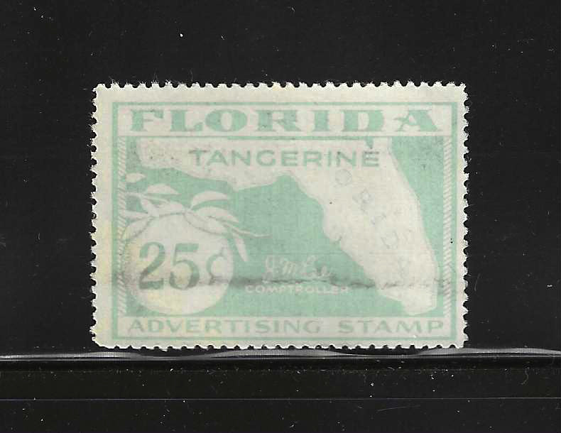 FL tangerines TA 14 25¢ U VF