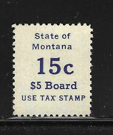 MT punch board PB2 15¢ MNH VF