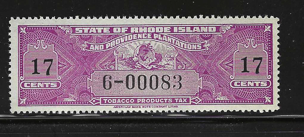 RI tobacco T11 17¢, MNH VF