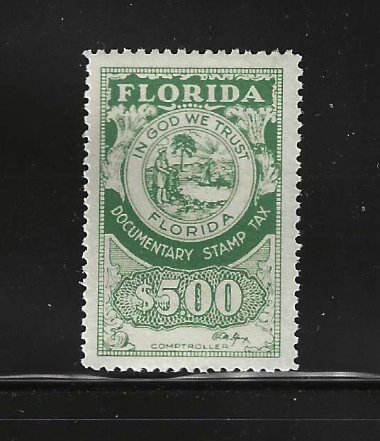 FL documentary D30 $5.00 MNH VF