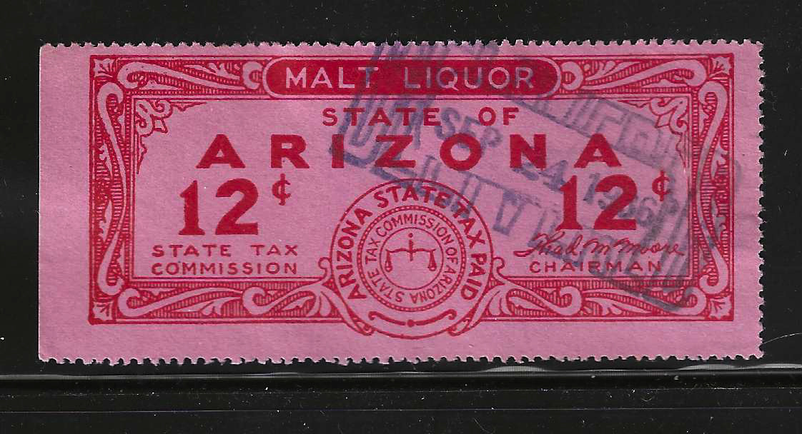 AZ beer B10 12¢ U VF