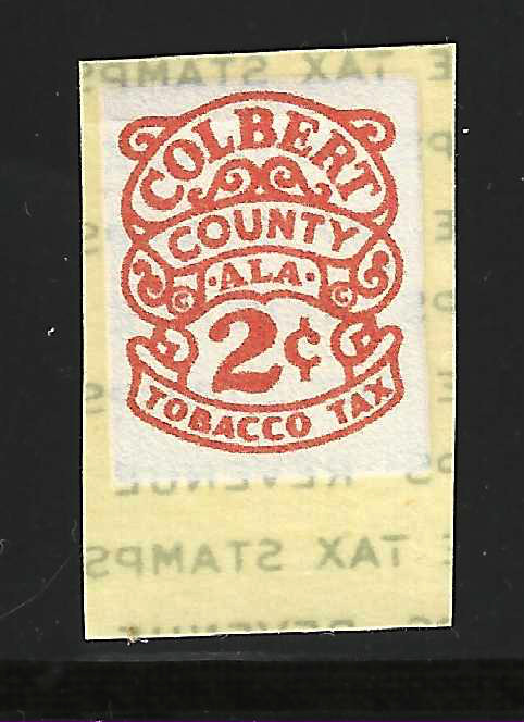 AL tobacco unlisted Colbert Co. 2¢ M VF