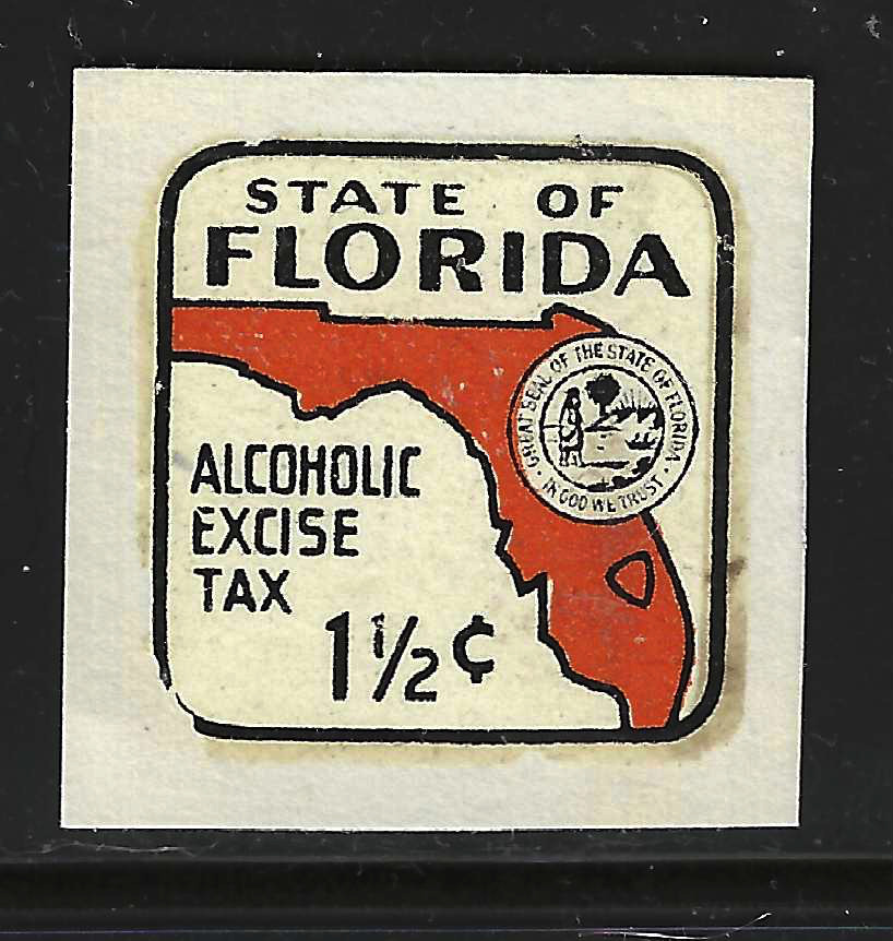 FL liquor L24a 1-1/2¢ MNH VF