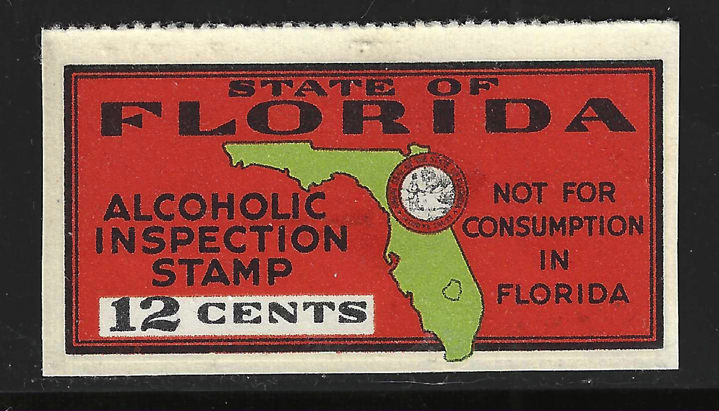 FL export liquor EL5 12¢ MNH VF