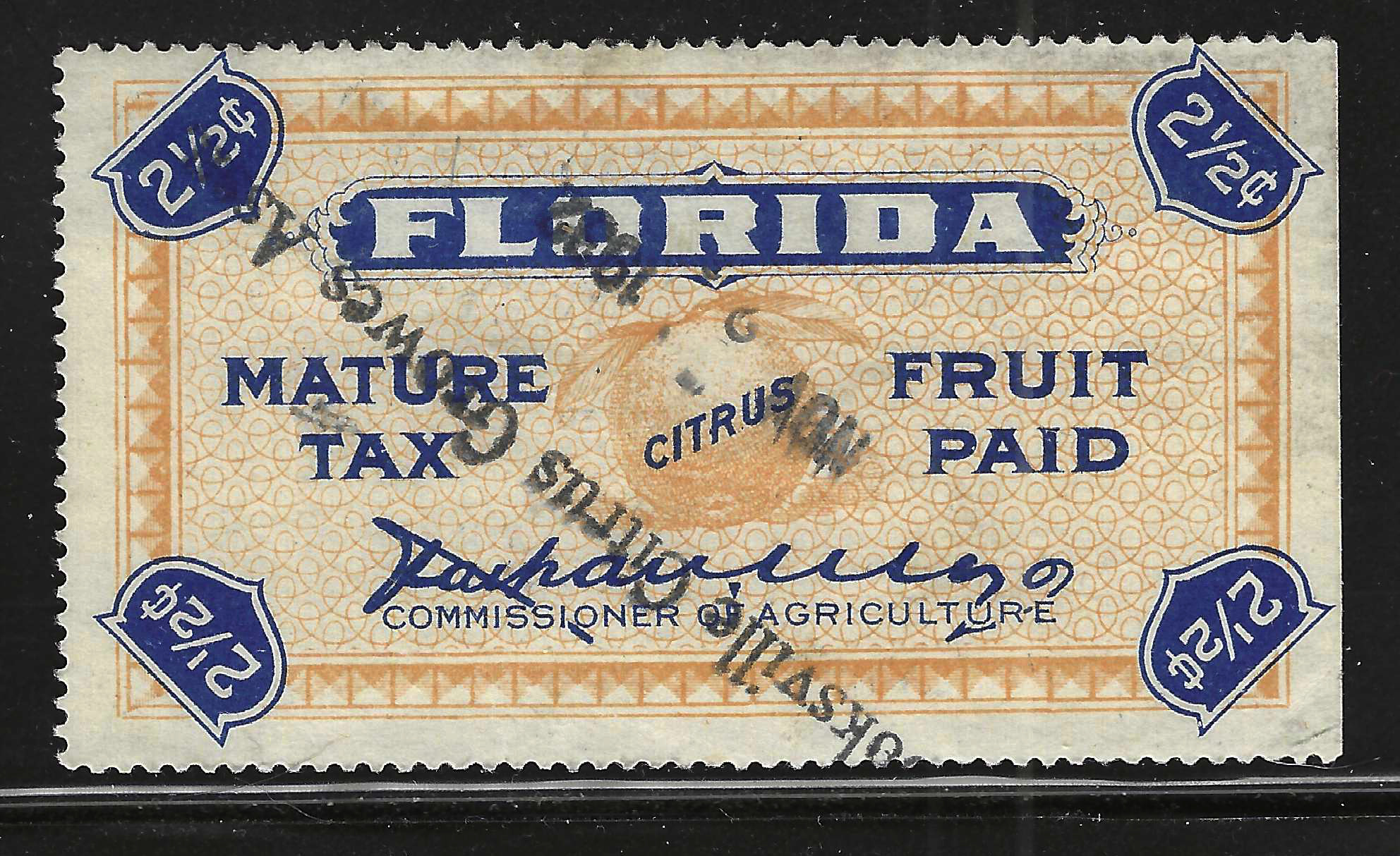 FL citrus fruit CF10 22-1/2¢ U VF