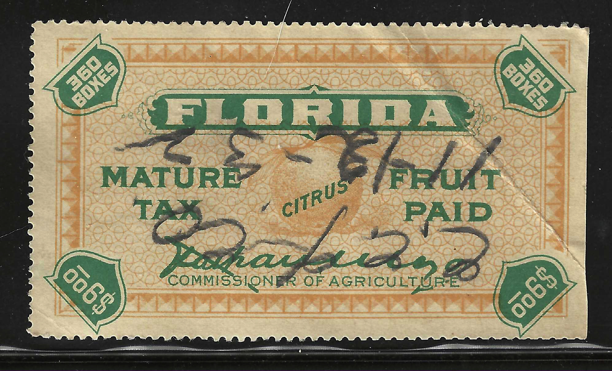 FL citrus fruit CF14 $9.00 U VF