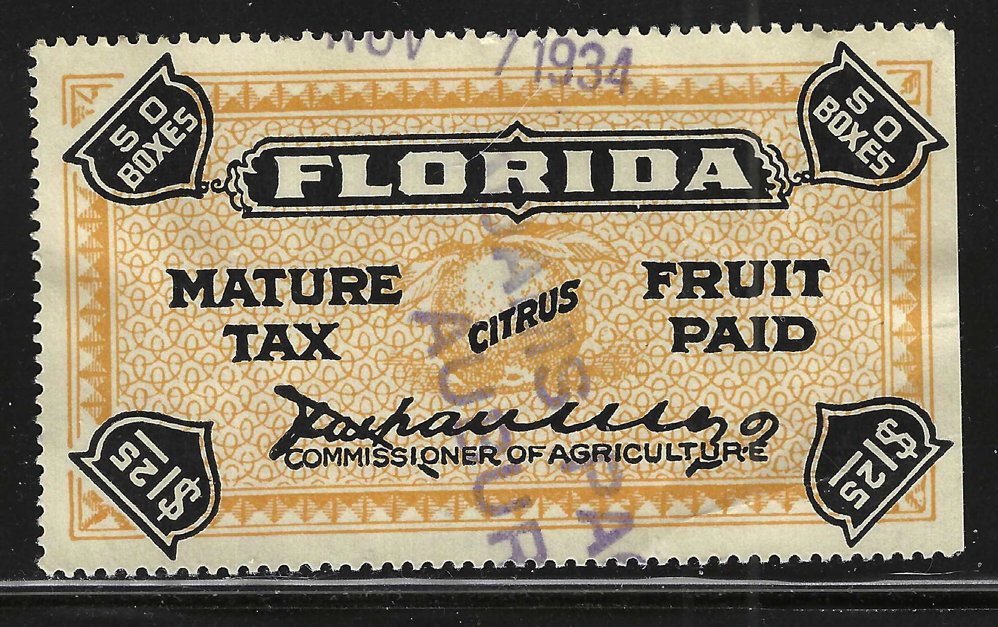 FL citrus fruit CF22 $1.25 U VF