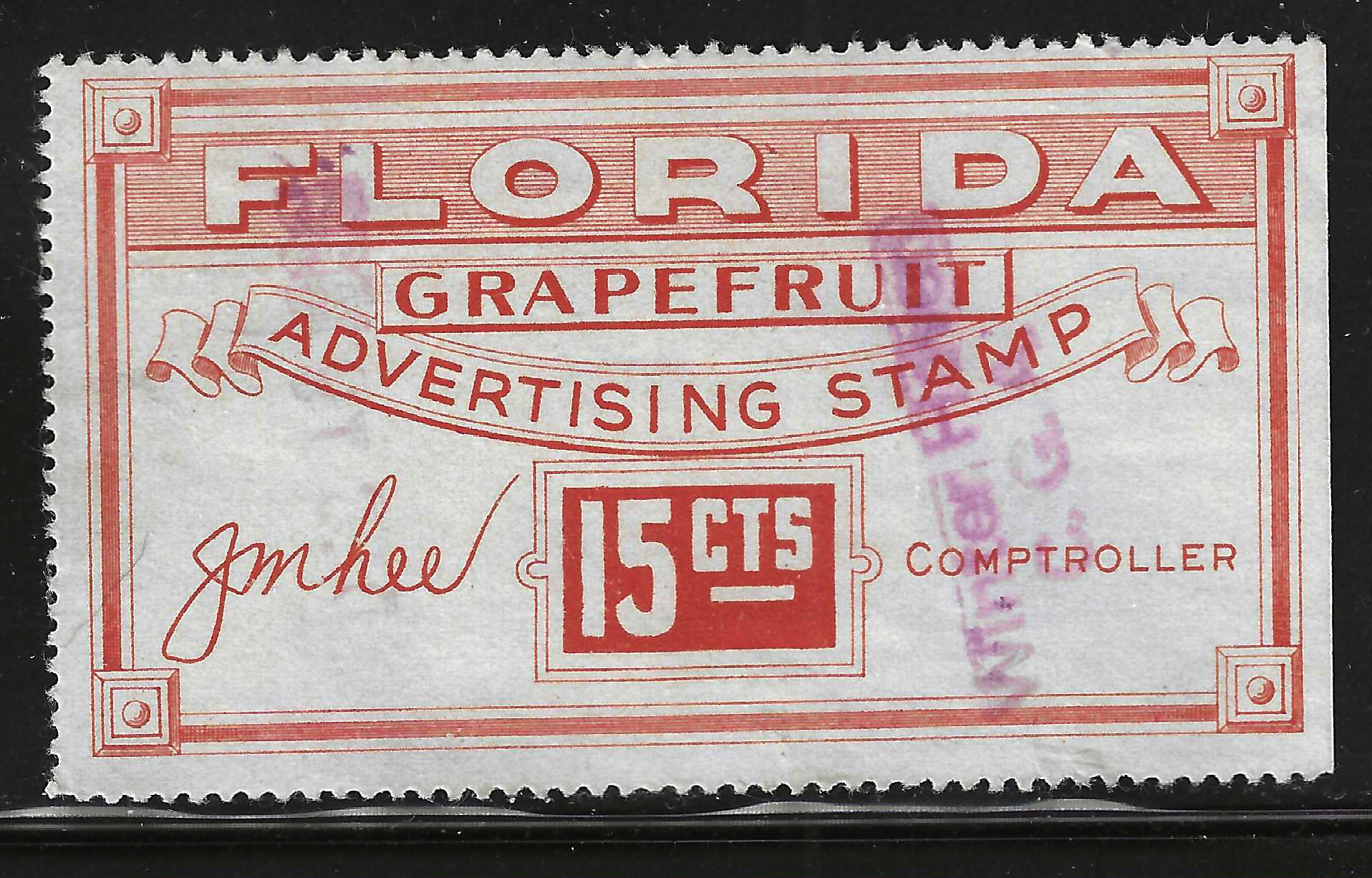 FL grapefruit GR2 15¢ U VF