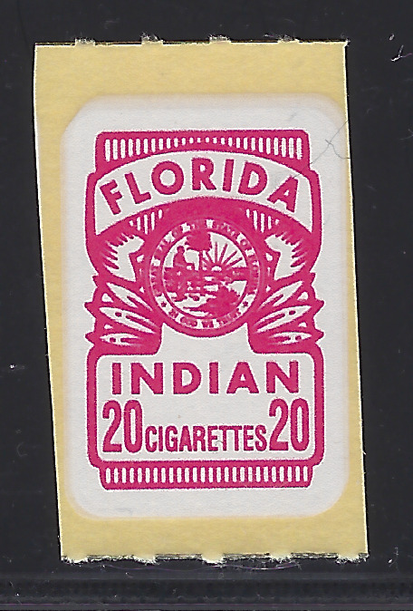 FL indian cigarette CNA2 2- cigarette red MNH VF