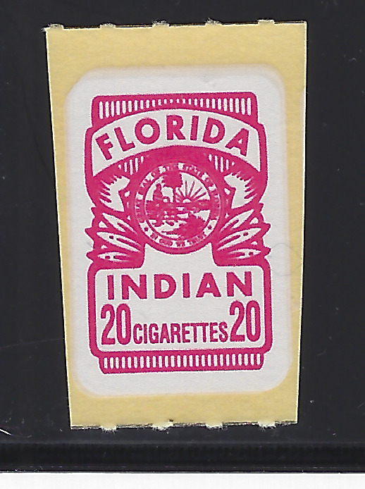 FL indian cigarette CNA2 2- cigarette red MNH VF