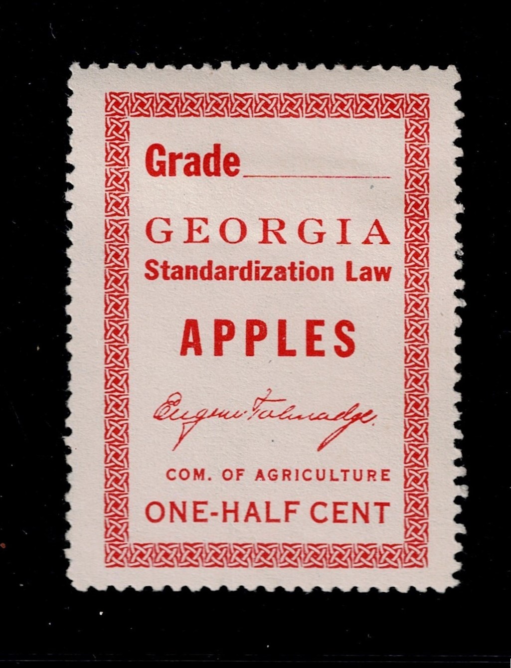 GA fruit FR7 1/2c MNH VF