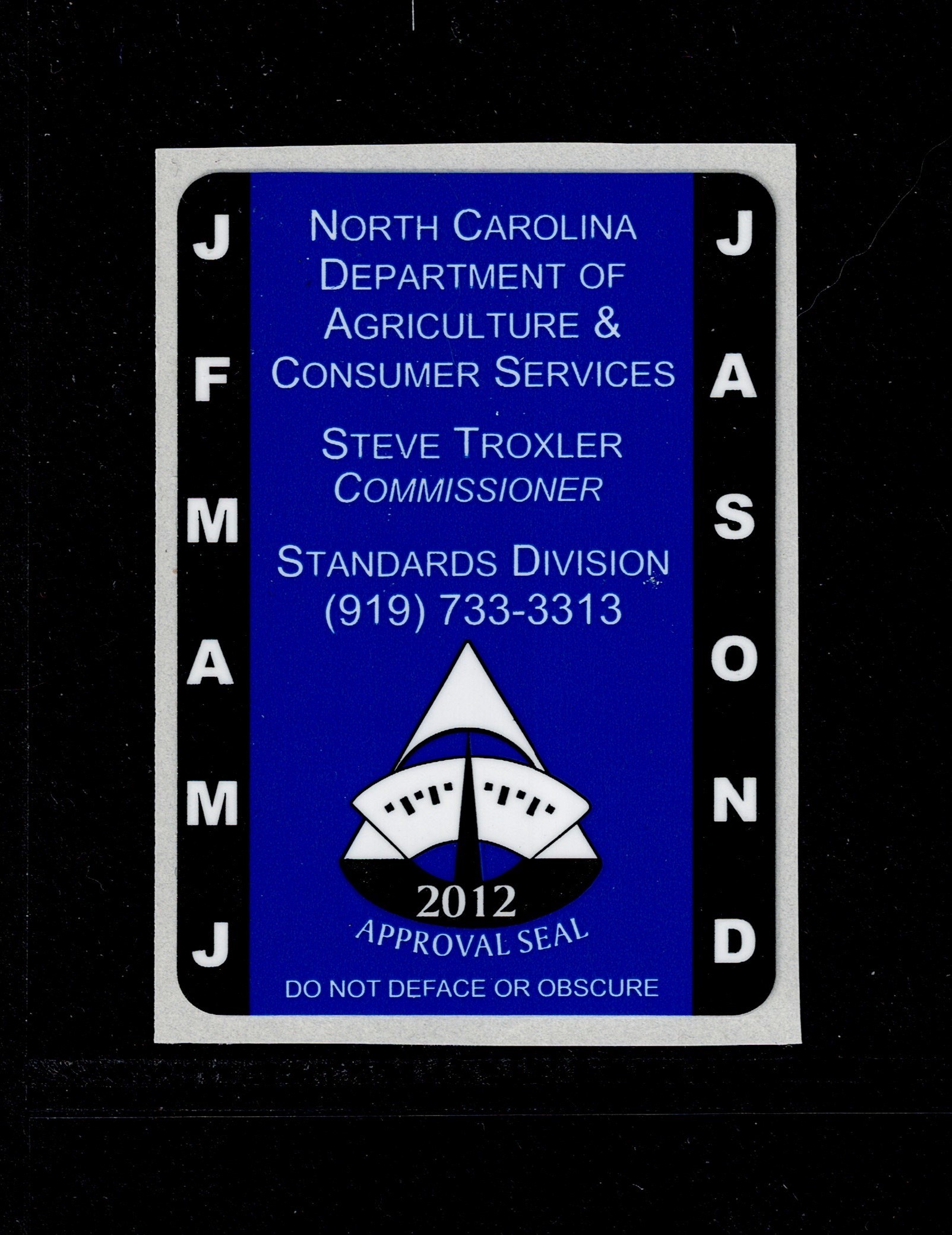 NC gas pump 2012 gas pump inspection MNG VF