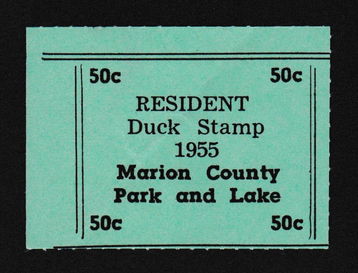 KS Marion county MC15 50c MNH F, 1955, large gum skip
