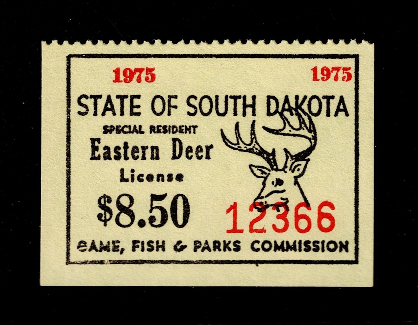 SD eastern deer DE18 $8.50 MNH F-VF, 1975