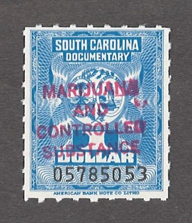 SC drug DR2 $1 MNH VF, 1 of 99