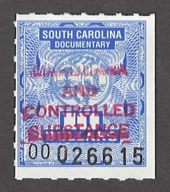 SC drug DR4 $10 MNH VF, 1 of 21