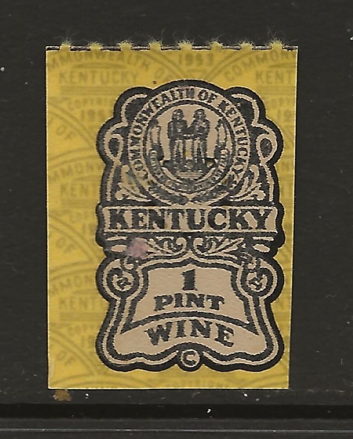 KY wine W55 1 pt. MNH F-VF