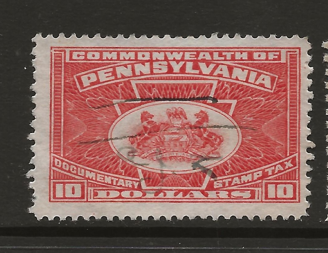 PA documentary D8 $10 U F-VF