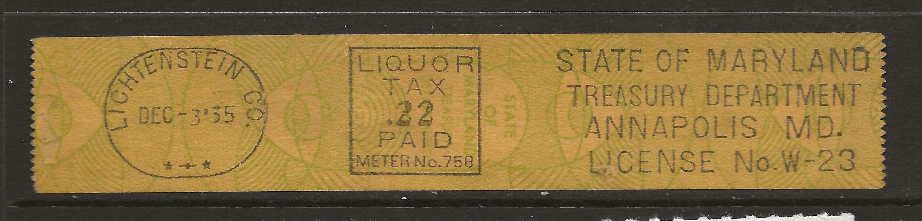 MD liquor meter LQM12b 22c U VF