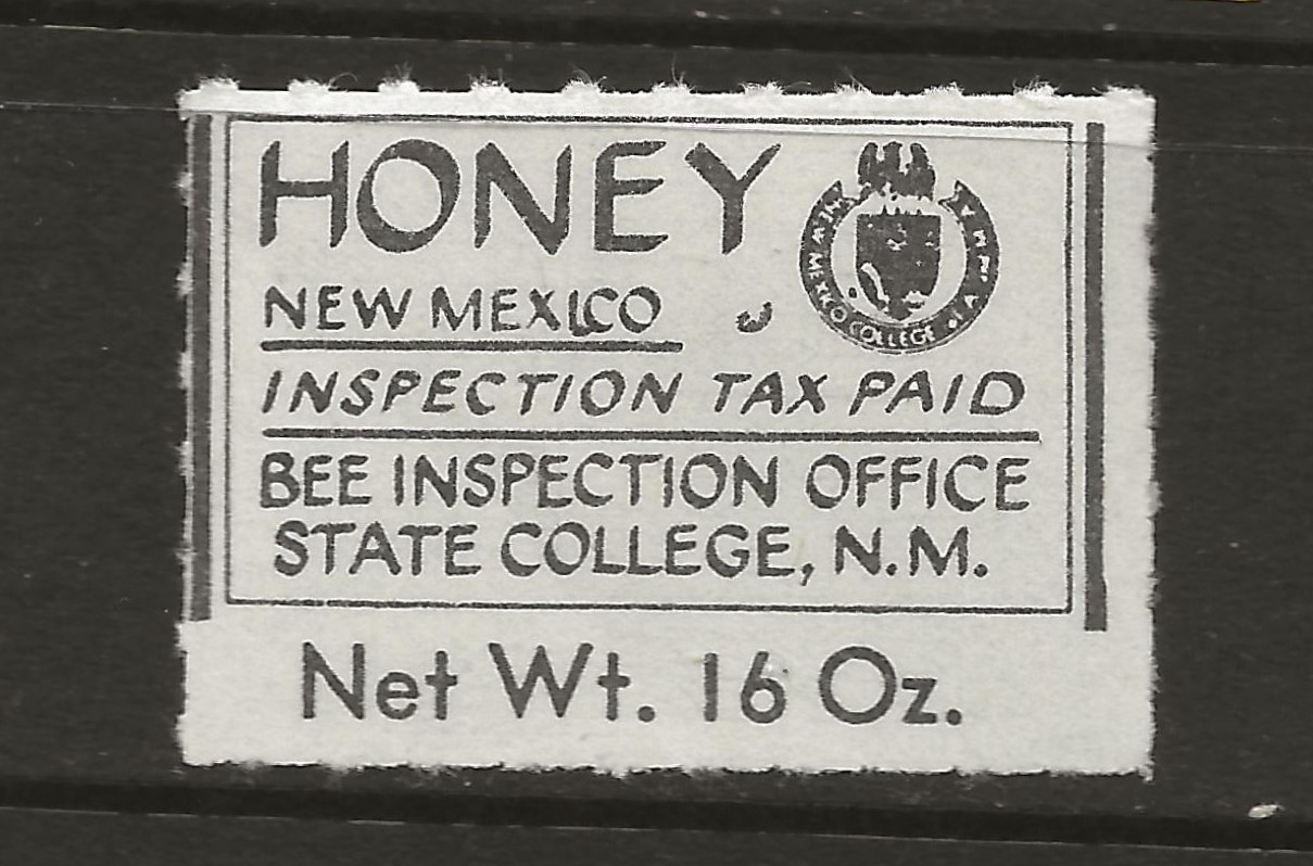 NM honey HY39 16 oz. MNH F-VF