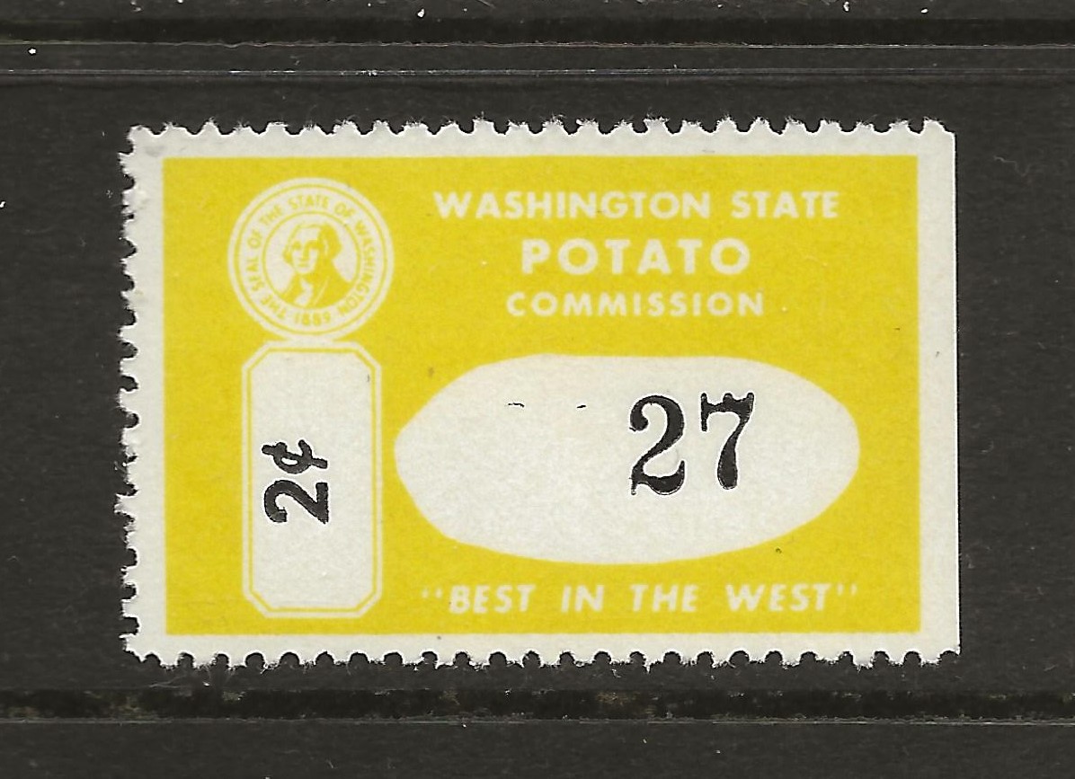 WA potato PT2 2c MNH VF