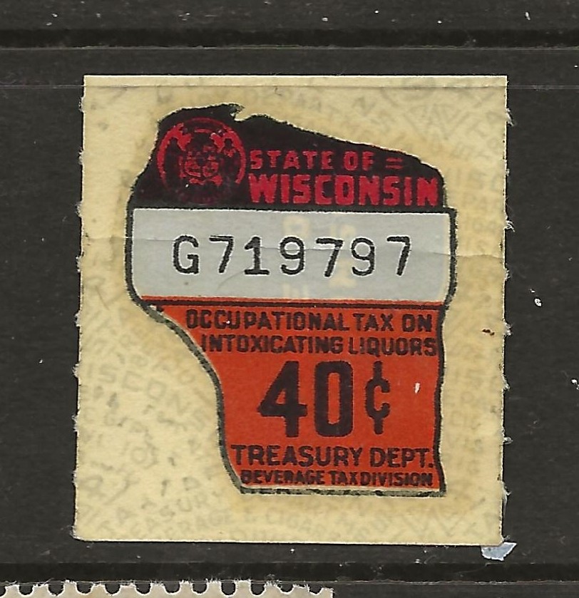 WI liquor L101 40c MNH VF