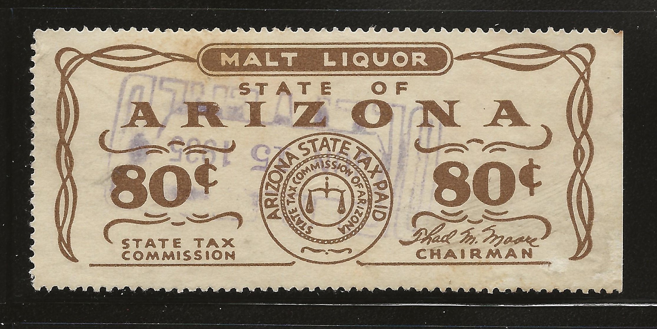 AZ beer B5 80c U VF, SE at R