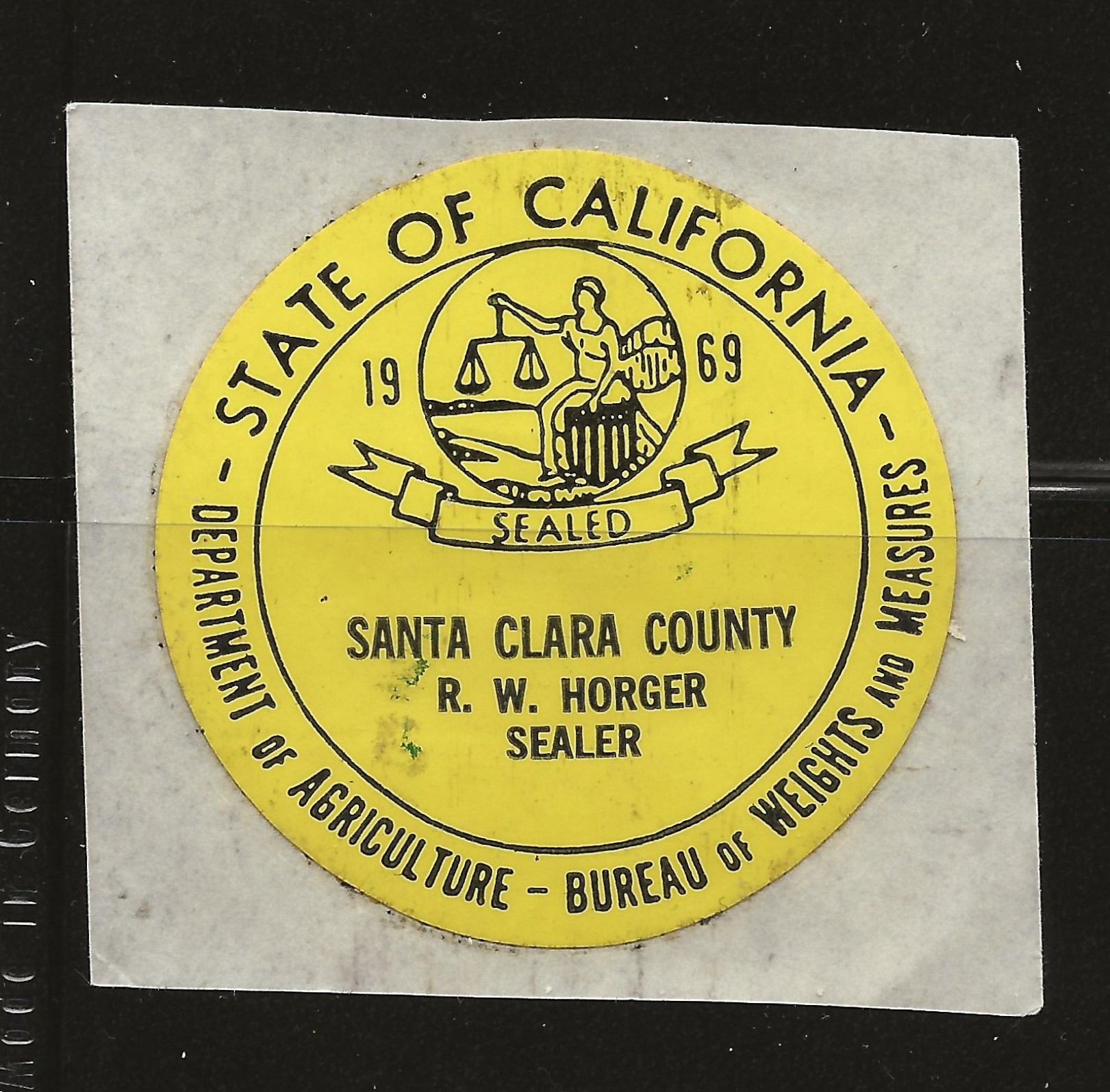 CA weights & measures 1969 MNH VF
