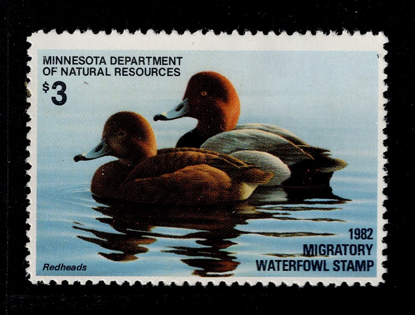 MN waterfowl W6 $3 MNH VF, 1982