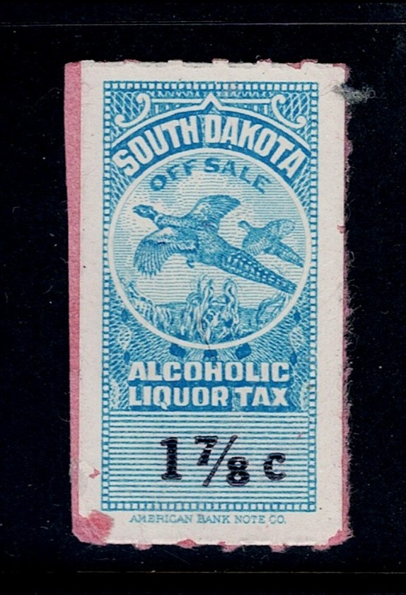 SD liquor L87 1-7/8c MNH VF